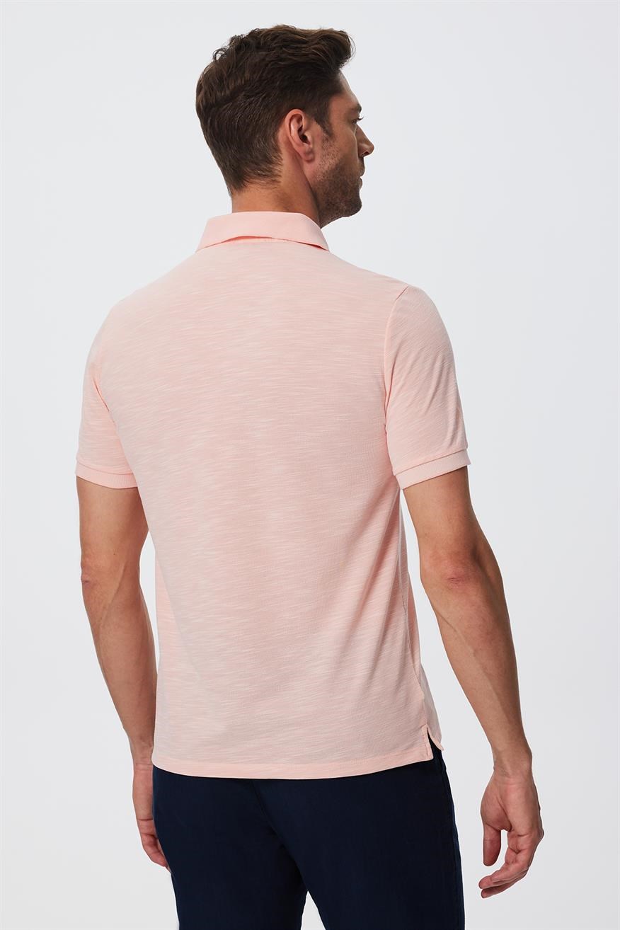 Lee Cooper Erkek T-Shirt 232 LCM 242057 Pastel Pembe