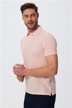 Lee Cooper Erkek T-Shirt 232 LCM 242057 Pastel Pembe