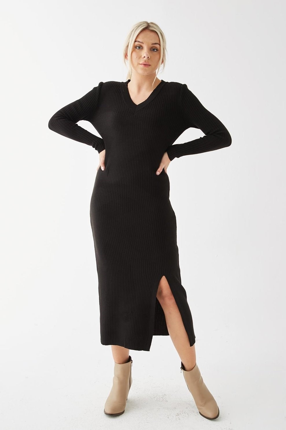 Fashion Friends Kadın Elbise 23K0481K1 Siyah