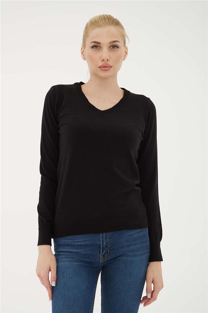 Fashion Friends Kadın Kazak 23K0778K1 Siyah
