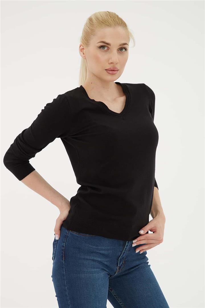 Fashion Friends Kadın Kazak 23K0778K1 Siyah