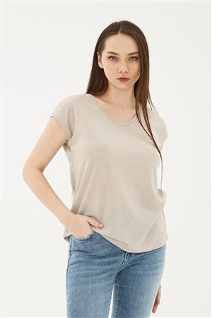 Fashion Friends Kadın Bluz 23Y-BLZ0202K1 Bej