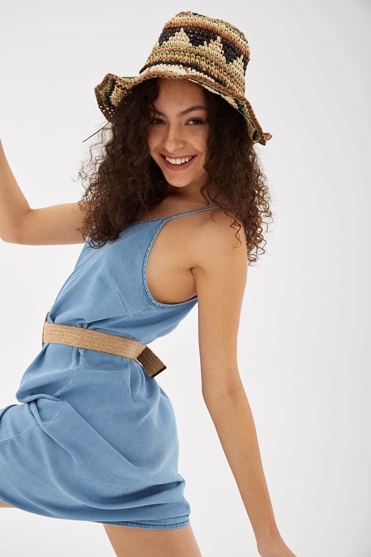 Fashion Friends Kadın Elbise 23Y-ELB0066K1 Mavi
