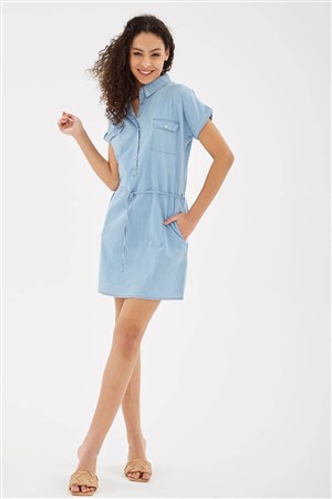 Fashion Friends Kadın Elbise 23Y-ELB0351K1 Mavi