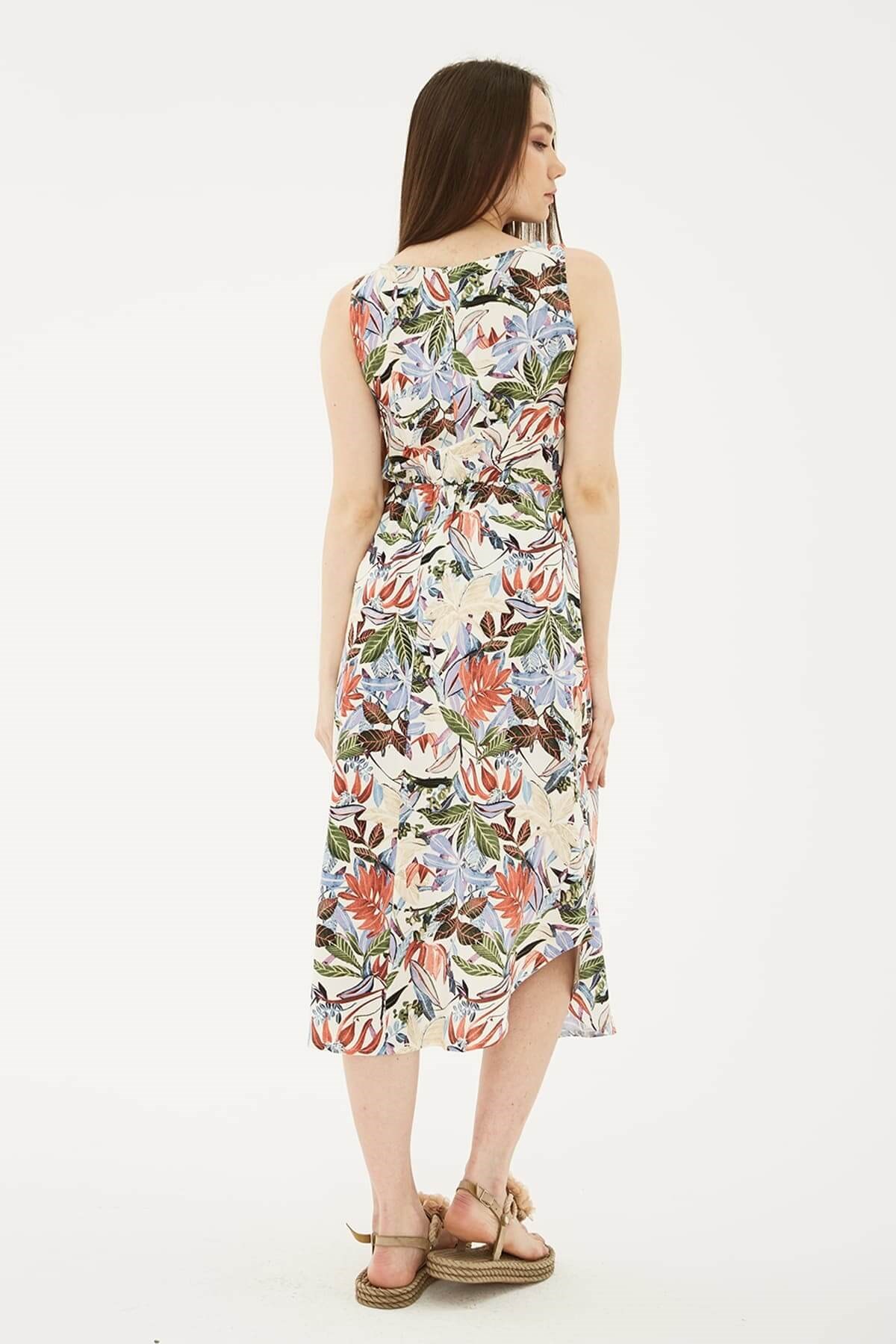 Fashion Friends Kadın Elbise 23Y-ELB0557K1 Ekru