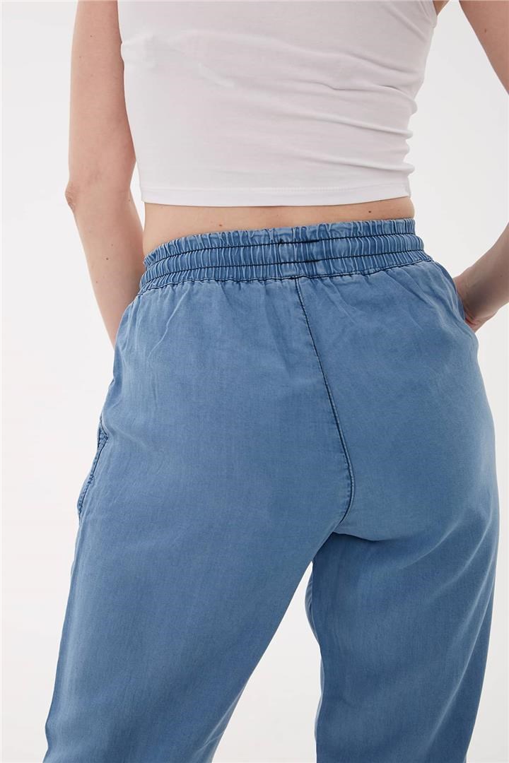 Fashion Friends Kadın Pantolon 23Y-PNT0657K1 Mavi