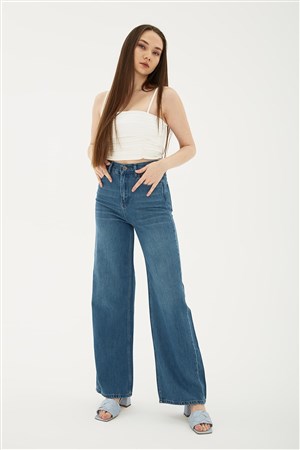 Fashion Friends Kadın Pantolon 23Y-PNT0707K1 K.Mavi