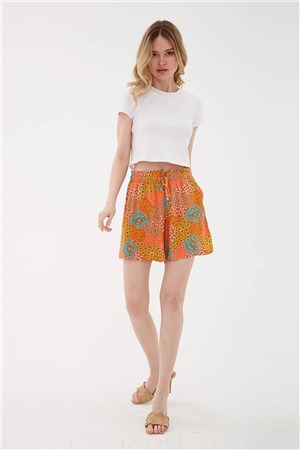 Fashion Friends Kadın Şort 23Y-SRT0638K1 Sarı