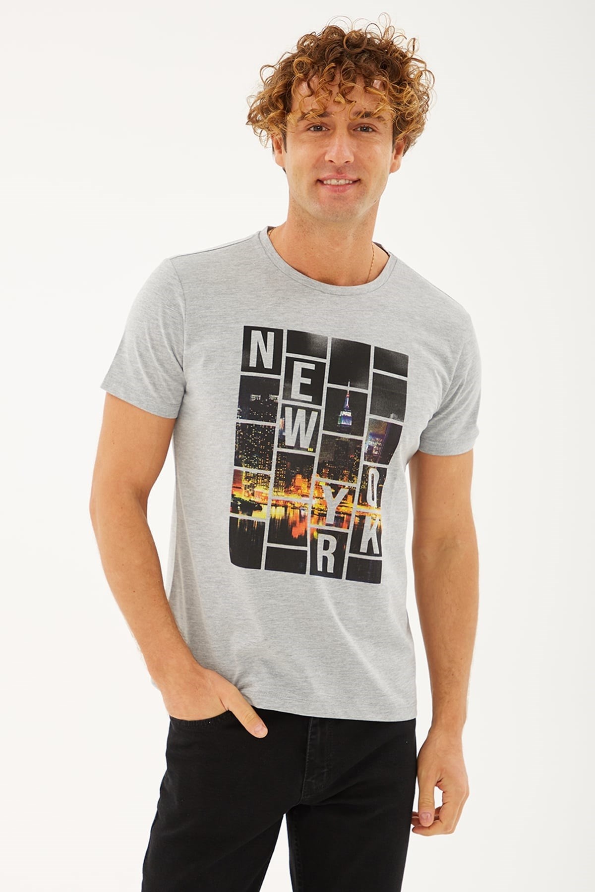 Fashion Friends Erkek T-Shirt 23Y-TST0028E1 