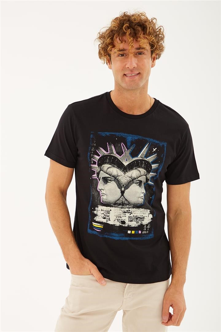 Fashion Friends Erkek T-Shirt 23Y-TST0042E1 