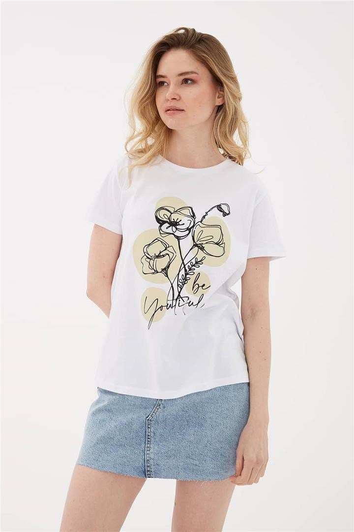 Fashion Friends Kadın T-Shirt 23Y-TST0682K1 