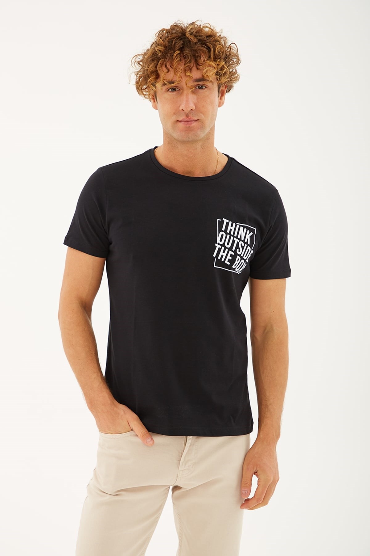 Fashion Friends Erkek T-Shirt 23Y-TST0698E1 