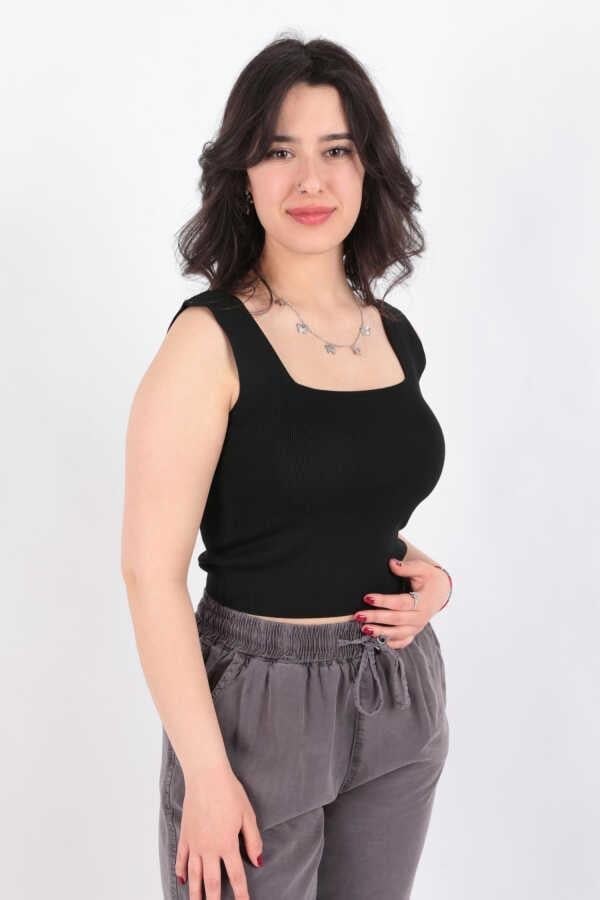 Fashion Friends Kadın Atlet 24Y0327K1 Siyah