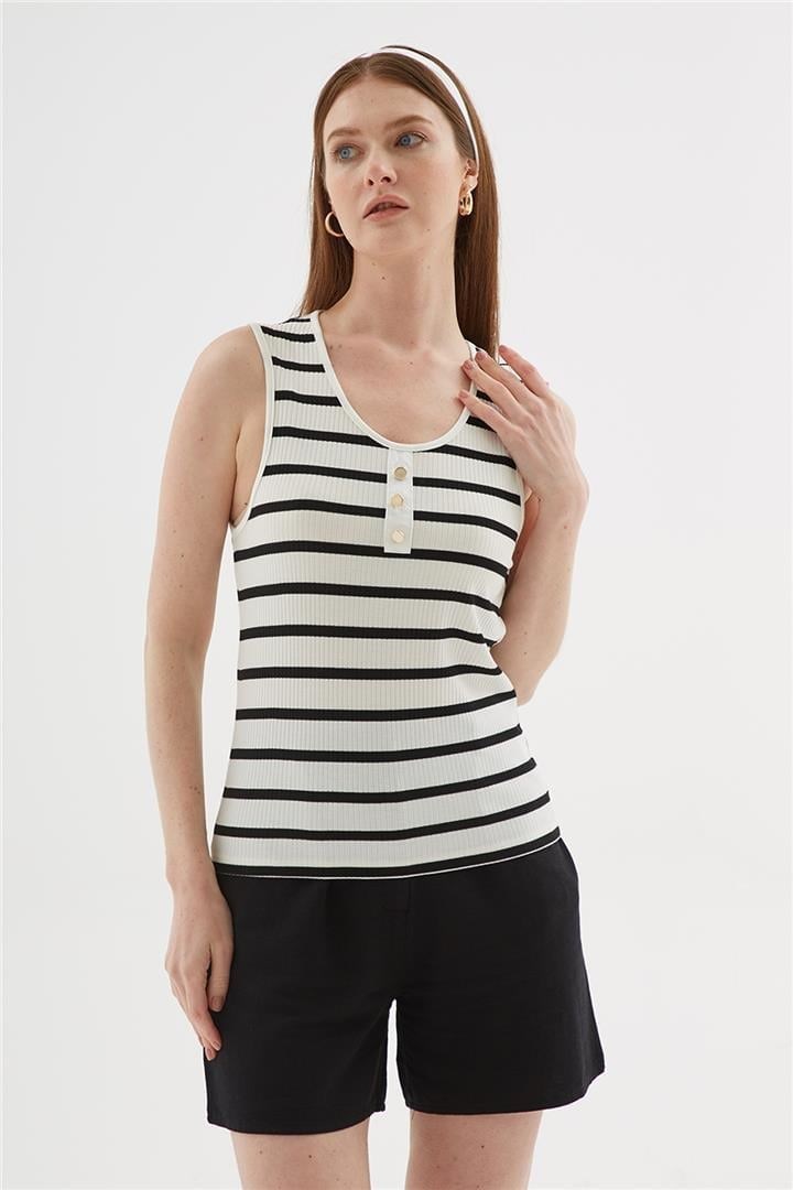 Fashion Friends Kadın Atlet 25Y0297K1 Lacivert