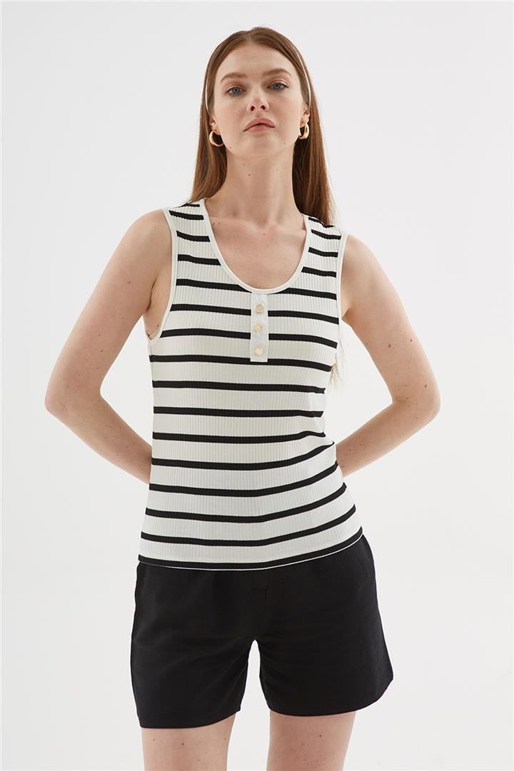 Fashion Friends Kadın Atlet 25Y0297K1 Lacivert