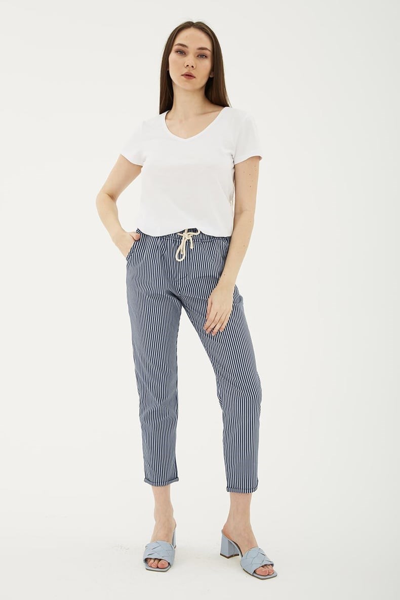 Fashion Friends Kadın Pantolon 25Y0344K1 Lacivert