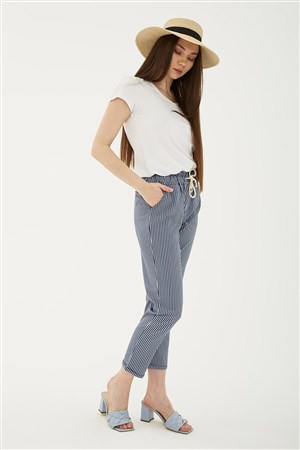 Fashion Friends Kadın Pantolon 25Y0344K1 Lacivert
