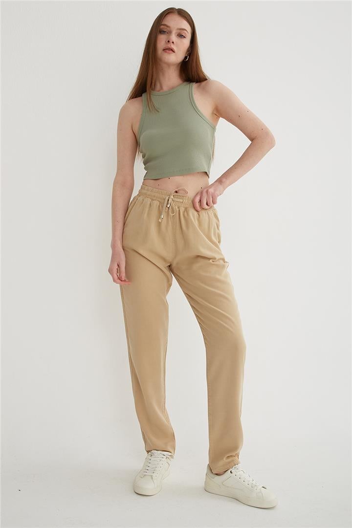 Fashion Friends Kadın Pantolon 25Y0477K1 Bej
