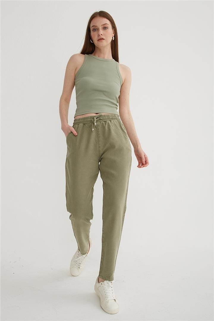 Fashion Friends Kadın Pantolon 25Y0477K1 Haki