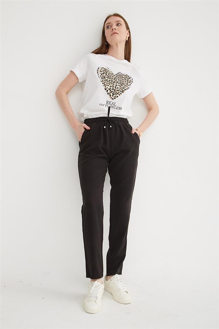 Fashion Friends Kadın Pantolon 25Y0477K1 Siyah