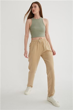 Fashion Friends Kadın Pantolon 25Y0477K1 Bej