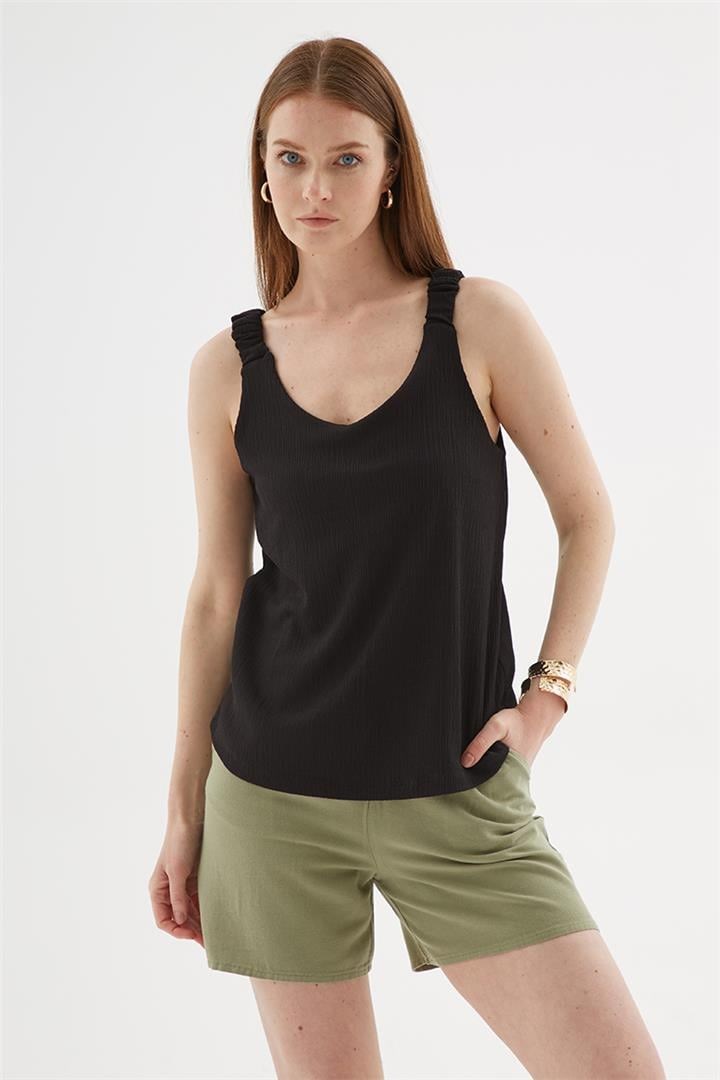 Fashion Friends Kadın Bluz 25Y0513K1 Siyah
