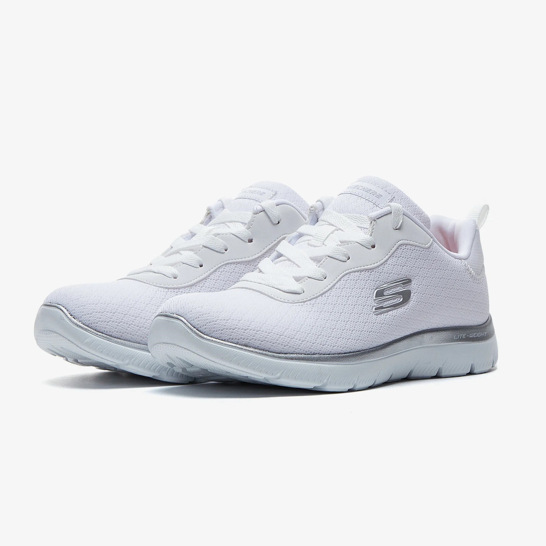 Skechers Kadın Ayakkabı 88888316TK Beyaz/Gümüş