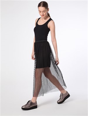 Fashion Friends Kadın Etek 8B0717B1 Siyah / Black