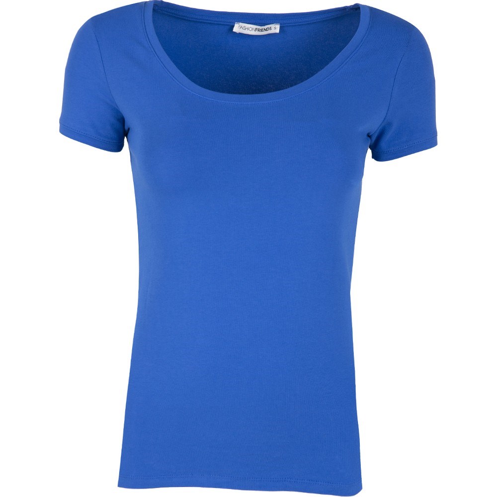 Fashion Friends Kadın T-Shirt 8B1060B1 Saks / Sax