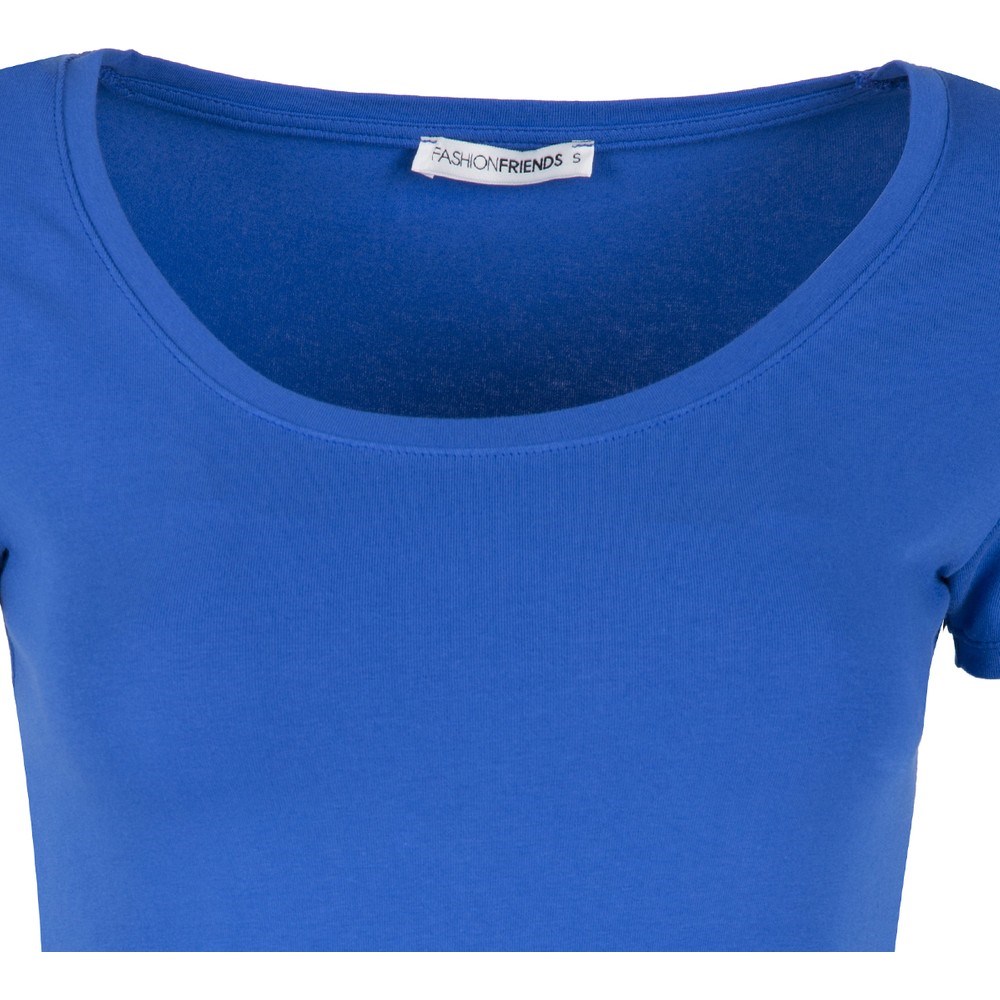 Fashion Friends Kadın T-Shirt 8B1060B1 Saks / Sax