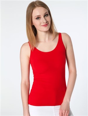 Fashion Friends Kadın T-Shirt 8B1061B1 Kırmızı / Red
