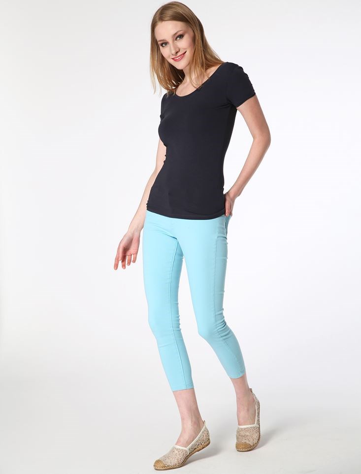 Fashion Friends Kadın T-Shirt 8B1064B1 Lacivert / Navy