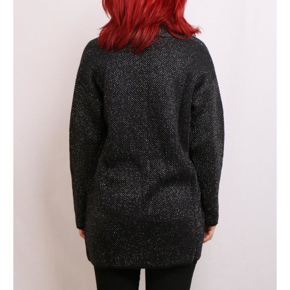 Fashion Friends Kadın Hırka 9K0308B1 Lacivert Simli