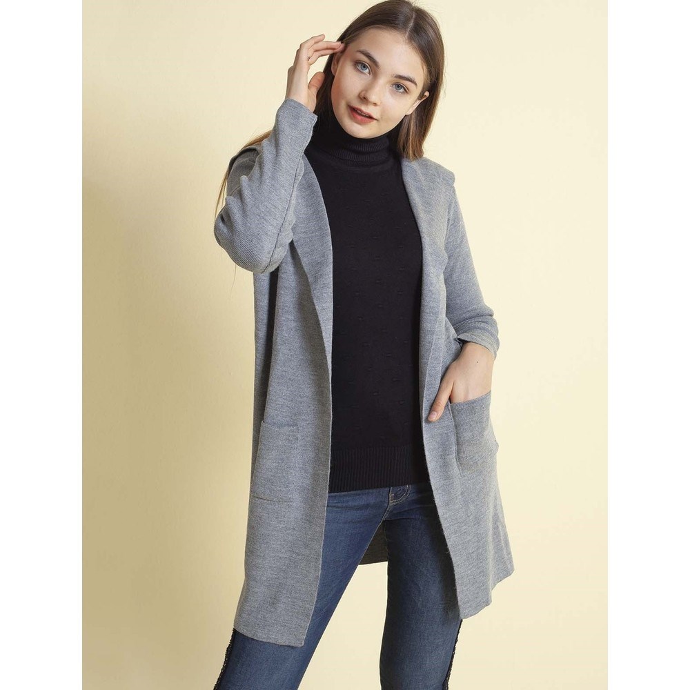 Fashion Friends Kadın Hırka 9K0315B1 Gri