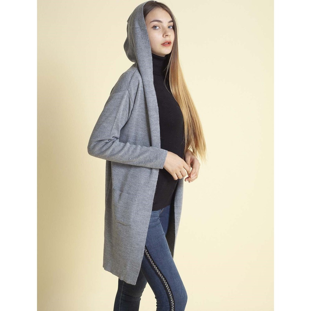 Fashion Friends Kadın Hırka 9K0315B1 Gri