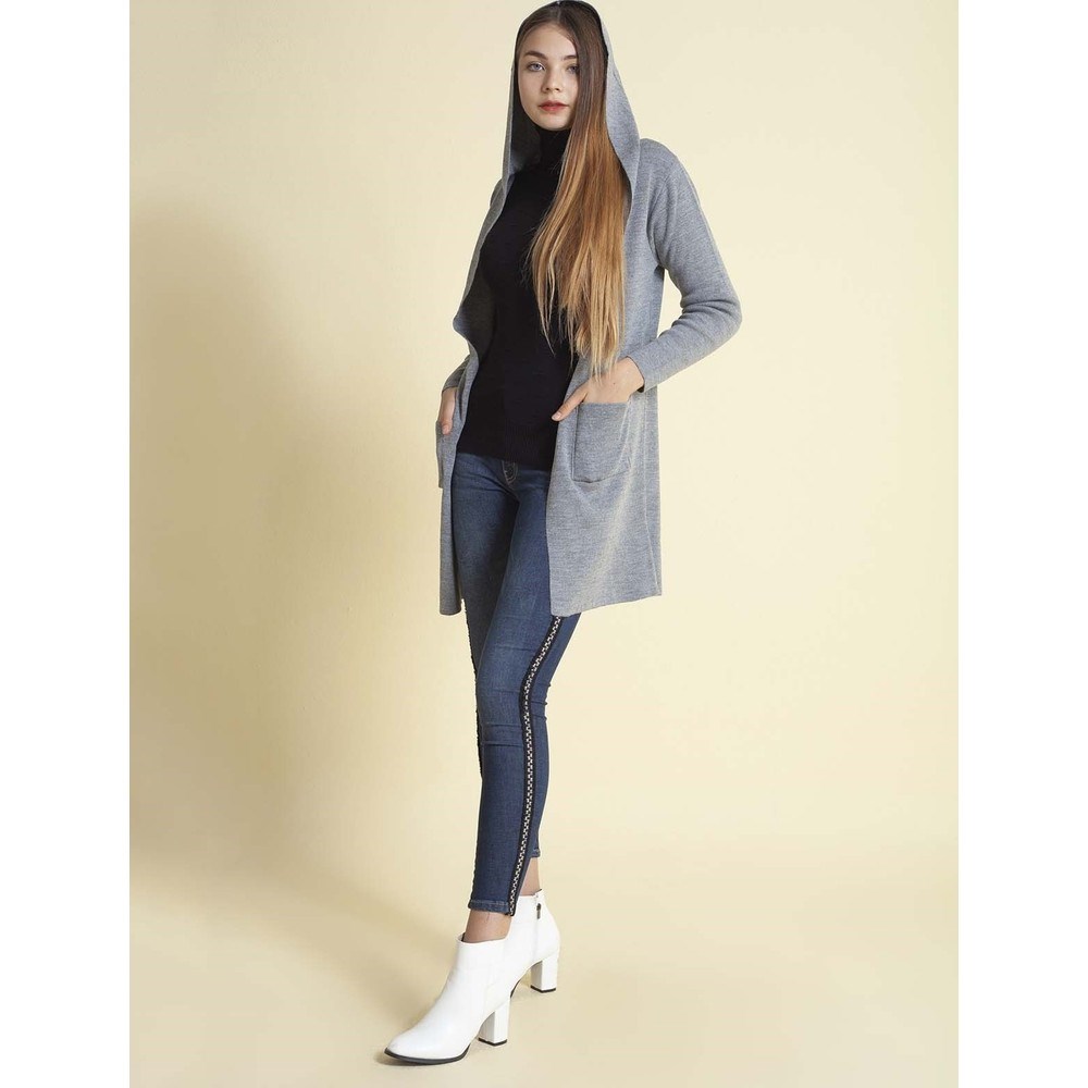 Fashion Friends Kadın Hırka 9K0315B1 Gri