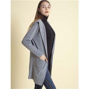 Fashion Friends Kadın Hırka 9K0315B1 Gri