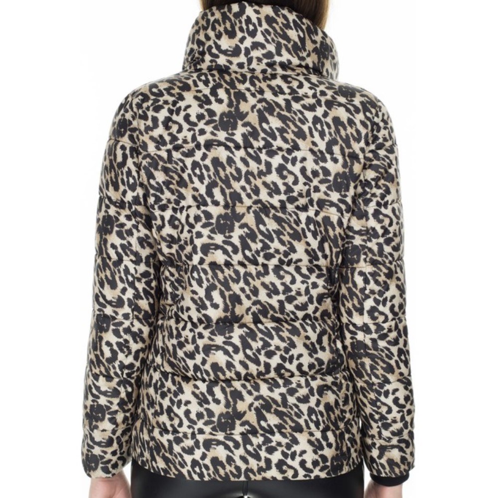 Fashion Friends Kadın Mont 9K0467B1 Leopar Desenli / Leopard Printed