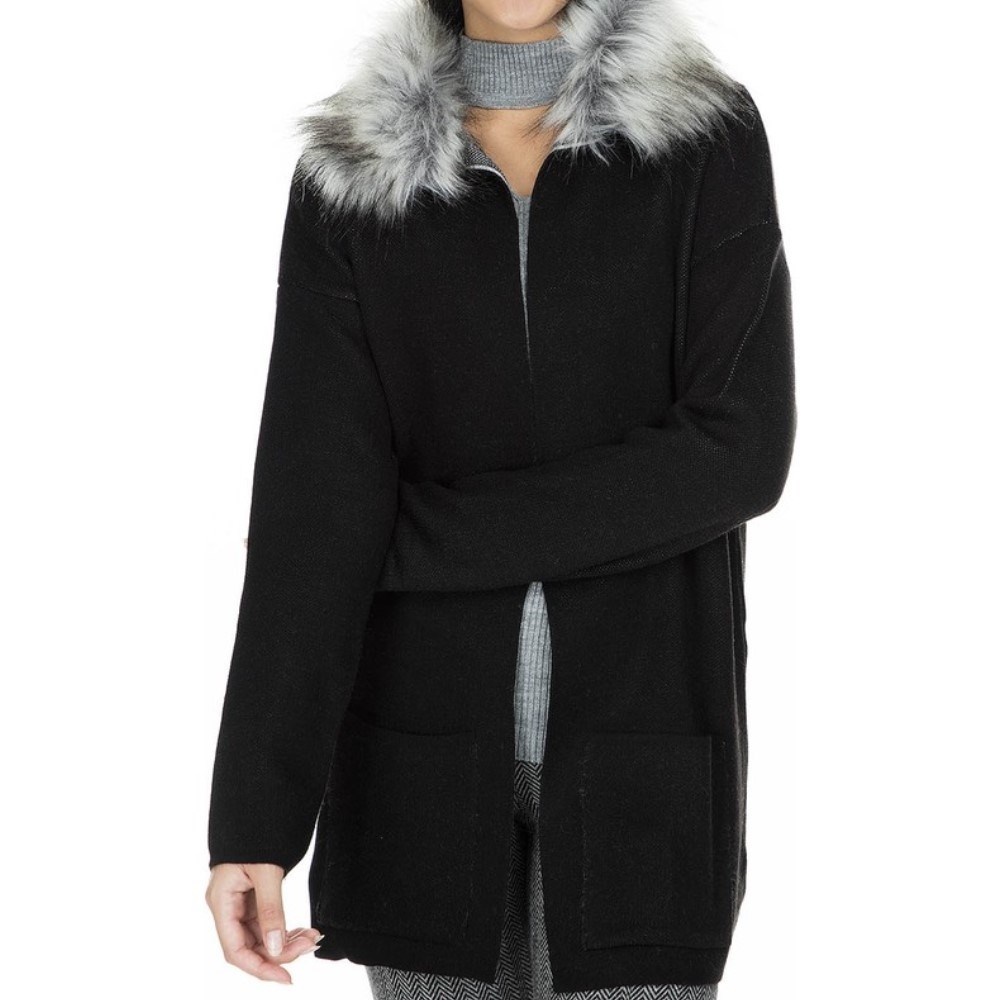 Fashion Friends Kadın Hırka 9K0573B1 Siyah / Black