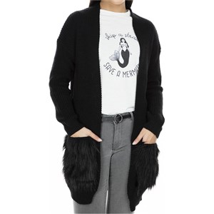 Fashion Friends Kadın Hırka 9K0605B1 Siyah / Black