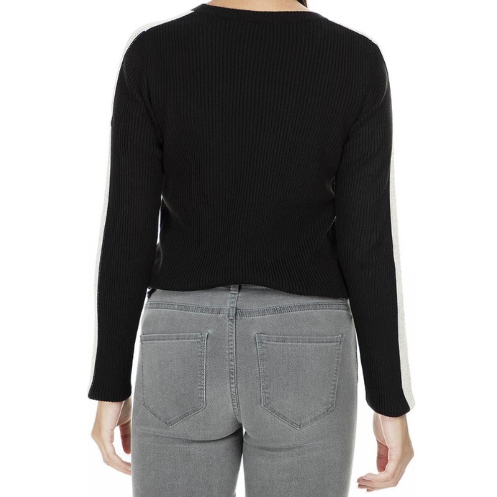 Fashion Friends Kadın Kazak 9K0611B1 Ekru Çizgili / Ecru Striped