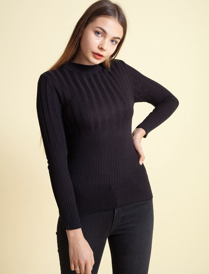 Fashion Friends Kadın T-Shirt 9K0658B1 Siyah / Black