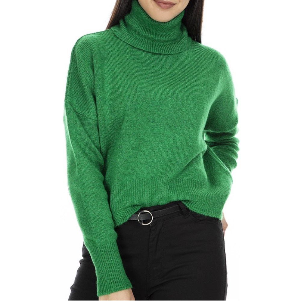 Fashion Friends Kadın Kazak 9K0691B1 Yeşil / Green