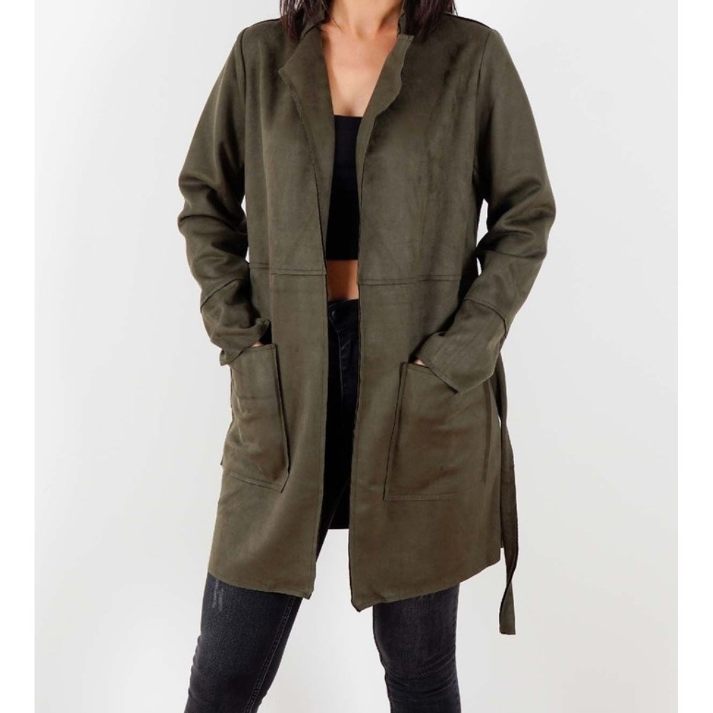Fashion Friends Kadın Ceket 9K0743B1 Haki / Khaki