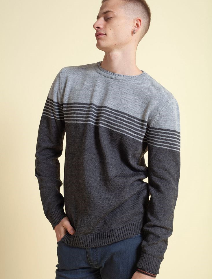 Fashion Friends Erkek Kazak 9K0871E1 Antrasit / Anthracite