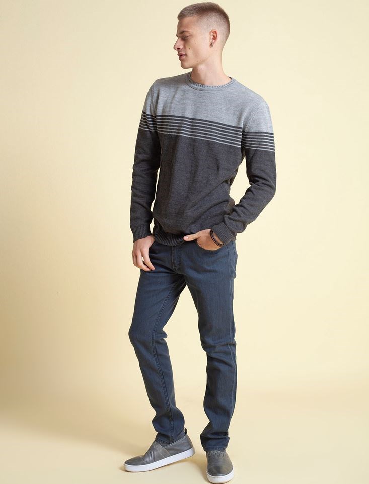 Fashion Friends Erkek Kazak 9K0871E1 Antrasit / Anthracite
