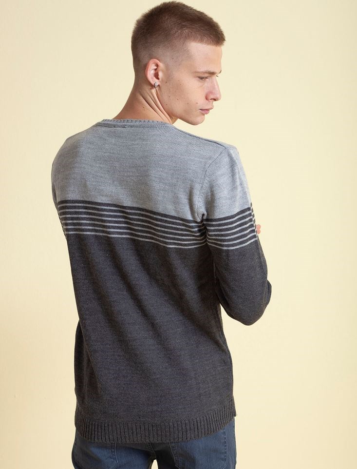 Fashion Friends Erkek Kazak 9K0871E1 Antrasit / Anthracite