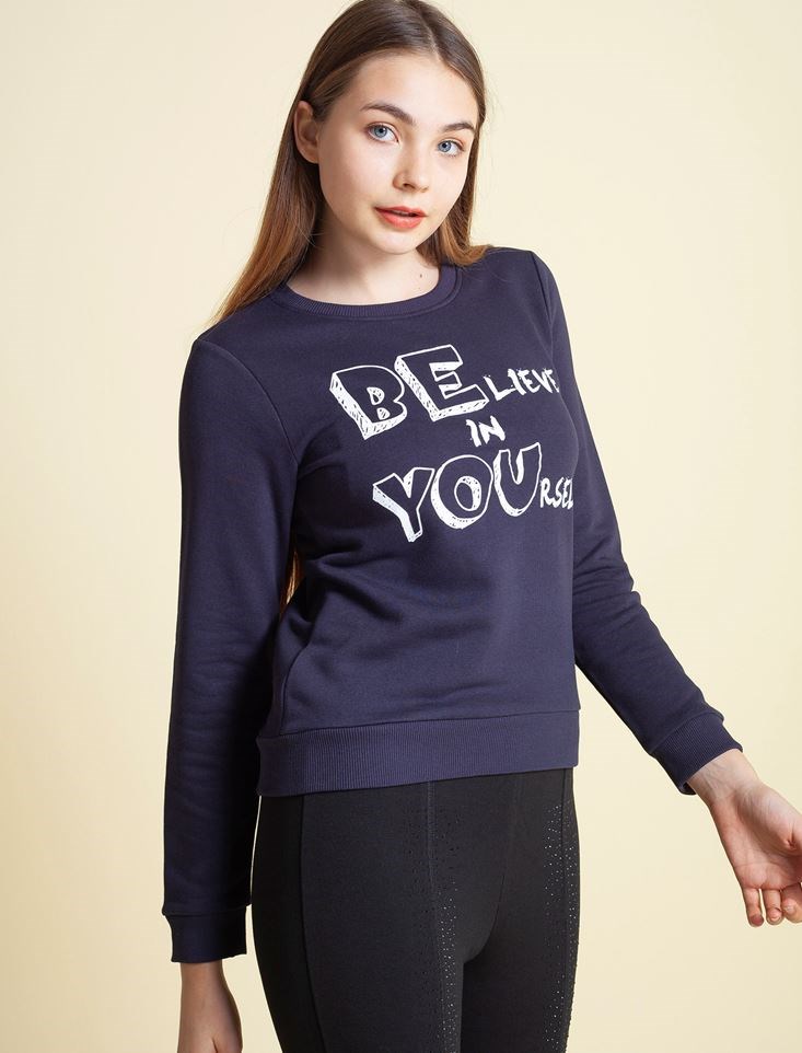Fashion Friends Kadın S-Shirt 9K0941B1 Lacivert / Navy