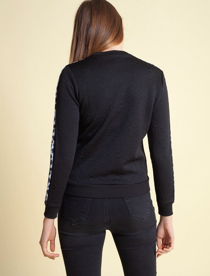 Fashion Friends Kadın S-Shirt 9K0949B1 Gri Desenli