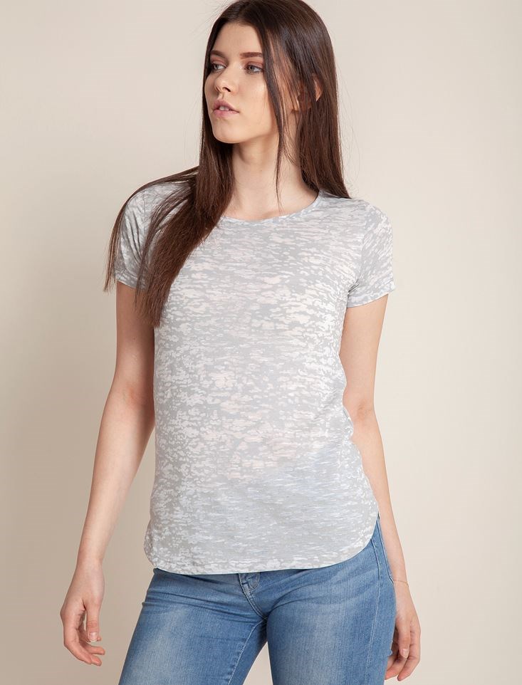 Fashion Friends Kadın T-Shirt 9Y0469B1 Gri
